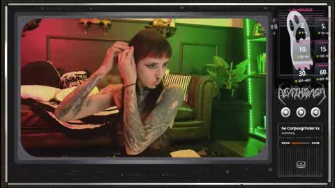 Snapshot of 666deathgasm chatting on 02.22.26 Juune online show from 02.22.26