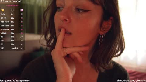 Snapshot of _freckles chatting on 02.17.25 Jacqui Queen goddess motorcycle mozzarella Jaq next livestream see bio online show from 02.17.25