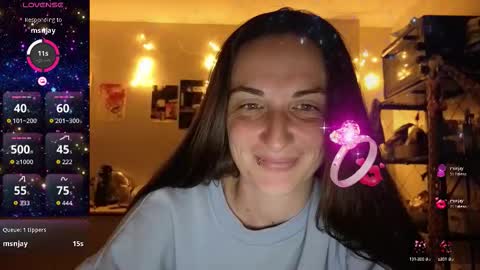 Snapshot of _goddessaurora chatting on 10.12.25 Goddess Aurora online show from 10.12.25