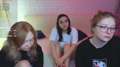 Snapshot of _ramune_ chatting on 02.17.25 Merlizz Eva Jane Mila Nicole  left to right  online show from 02.17.25