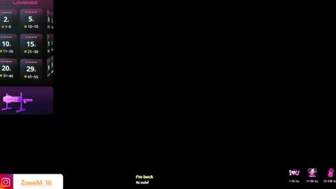  Zoe  online show from 05.08.26