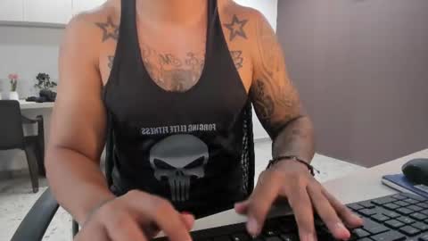 ig aaron hunter123 online show from 07.28.26