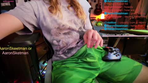 Snapshot of aaronskeetman chatting on 12.23.24 Aaron Skeetman online show from 12.23.24