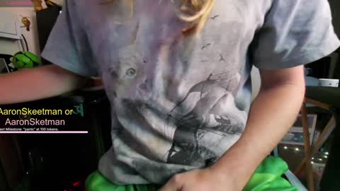 Snapshot of aaronskeetman chatting on 12.24.24 Aaron Skeetman online show from 12.24.24