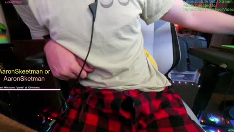 Snapshot of aaronskeetman chatting on 12.26.24 Aaron Skeetman online show from 12.26.24