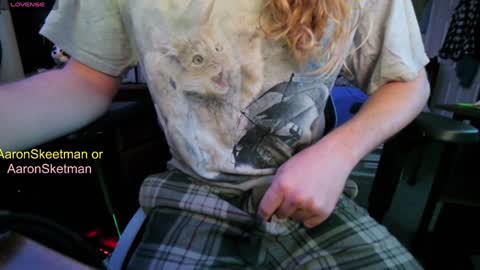 Snapshot of aaronskeetman chatting on 01.16.25 Aaron Skeetman online show from 01.16.25