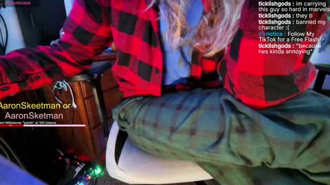 Snapshot of aaronskeetman chatting on 01.24.25 Aaron Skeetman online show from 01.24.25