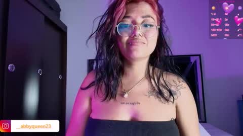 Snapshot of abbyqueen23_ chatting on 02.14.26 Abby online show from 02.14.26