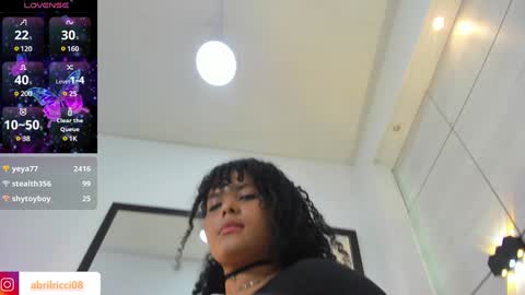 Snapshot of abril_ricci chatting on 01.28.25 Abril online show from 01.28.25