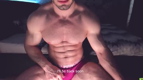 Snapshot of adam_muscle_ chatting on 03.26.26 Adam online show from 03.26.26