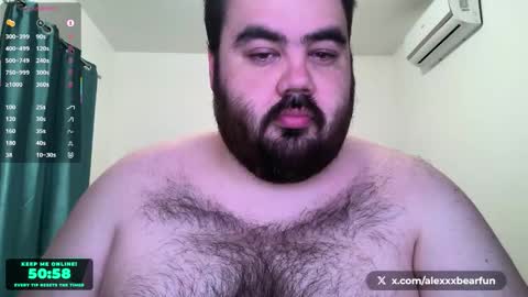 alexxxbear online show from 02.22.26