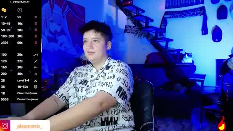 Snapshot of alexxxmorris chatting on 12.18.25 ALEXXX MORRIS online show from 12.18.25