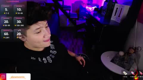 Snapshot of alexxxmorris chatting on 01.17.26 ALEXXX MORRIS online show from 01.17.26