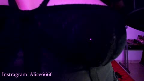 Snapshot of alice666f chatting on 01.23.25 ALiCE ROSE online show from 01.23.25