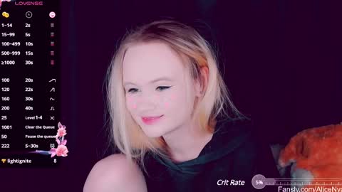 Snapshot of alicenya chatting on 02.17.25 Alice online show from 02.17.25