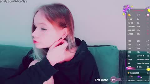 Snapshot of alicenya chatting on 10.15.25 Alice online show from 10.15.25