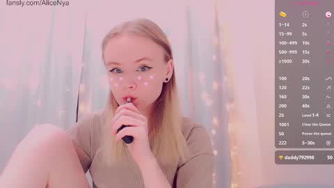 Snapshot of alicenya chatting on 01.17.26 Alice online show from 01.17.26