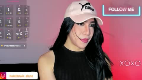 Snapshot of alonehazel chatting on 12.03.25 Hazel Bowie online show from 12.03.25