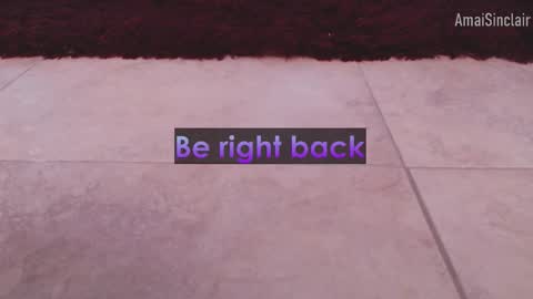 Amai  Sinclair  online show from 10.31.25