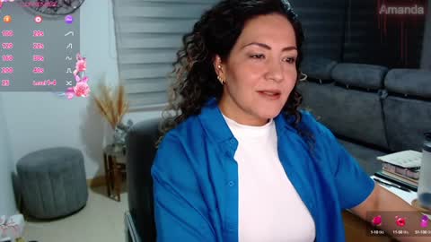 Snapshot of amanda_bella1 chatting on 01.28.25 Amanda online show from 01.28.25
