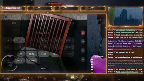 Snapshot of amandajugs chatting on 12.07.24 Amanda online show from 12.07.24