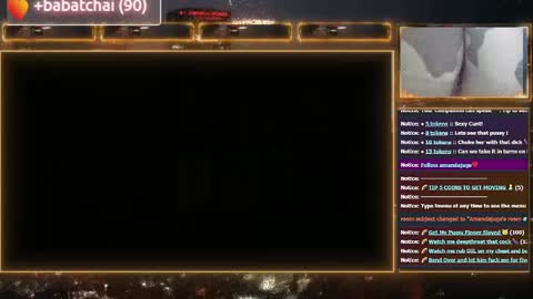 Snapshot of amandajugs chatting on 02.26.25 Amanda online show from 02.26.25