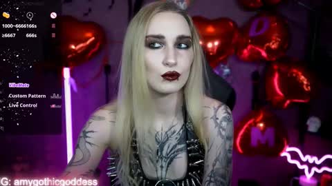 Snapshot of amywhitenessxx chatting on 02.22.26 Amy switch Goddess divine Mistress online show from 02.22.26