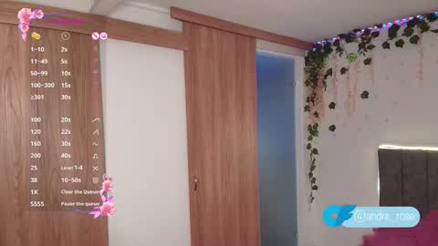 Snapshot of andra_rosse chatting on 03.18.26 Andra de la Rosse online show from 03.18.26