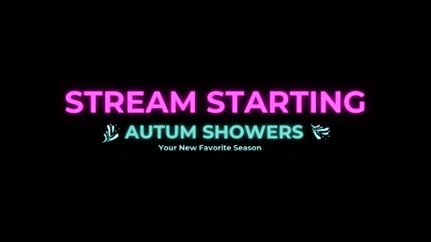 Autum Showers online show from 05.05.26