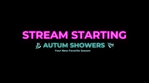 Autum Showers online show from 05.09.26