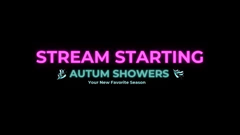 Autum Showers online show from 05.15.26