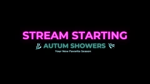 Autum Showers online show from 06.11.26