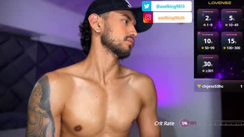 Snapshot of axelking13 chatting on 01.07.25 Axel King online show from 01.07.25