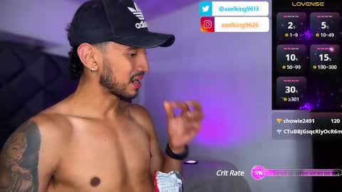 Snapshot of axelking13 chatting on 01.31.25 Axel King online show from 01.31.25