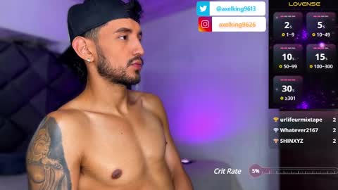 Snapshot of axelking13 chatting on 02.13.25 Axel King online show from 02.13.25