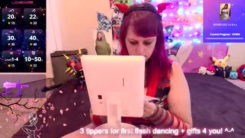 Snapshot of babyzelda chatting on 02.26.26 BabyZelda online show from 02.26.26