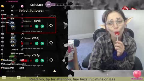 Bex Black online show from 02.03.26