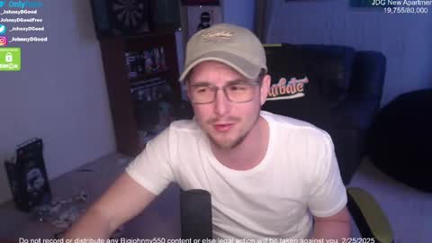 Snapshot of bigjohnny550 chatting on 02.26.25 Johnny D Good online show from 02.26.25