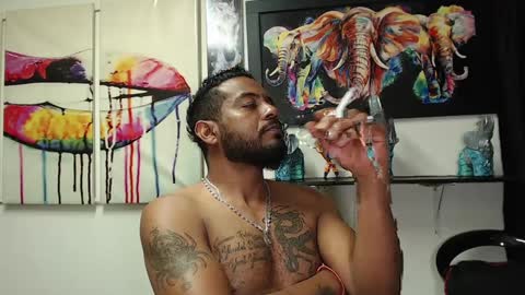 Snapshot of blade_foxx chatting on 02.13.25 Richard online show from 02.13.25