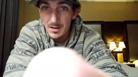 Snapshot of bluecollarfck chatting on 12.24.24 Dominick Wyte online show from 12.24.24