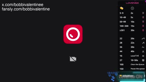 Bobbi Valentine online show from 01.08.26