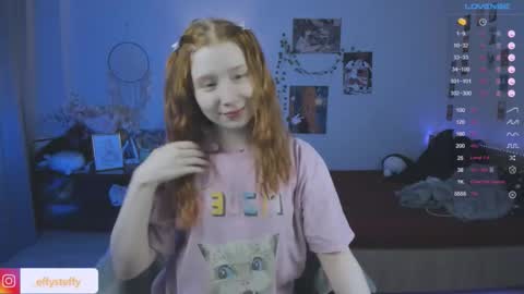 Snapshot of callmeeffy chatting on 12.22.25 Effyblonde follow my telegram channel for more content3 online show from 12.22.25