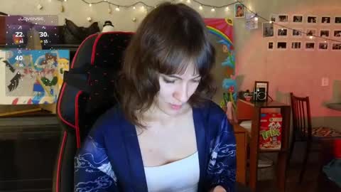 Snapshot of cassiecurl chatting on 01.24.25 Cassie I really want Lovense Camera - check my wishlist online show from 01.24.25