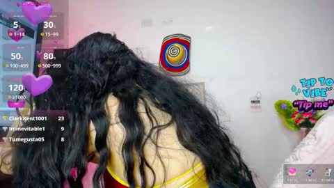 Snapshot of ciaraasweet chatting on 10.31.25 Ciara online show from 10.31.25