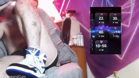 Snapshot of coffeeandcum1991 chatting on 10.21.25 CoffeeandCum online show from 10.21.25