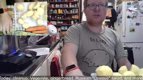 Snapshot of cookieliquor chatting on 12.27.24 Cookie - I do cooking streams occasionally. Next stream online show from 12.27.24