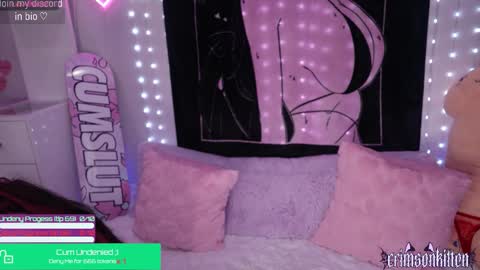 Snapshot of crimsonkitten chatting on 01.06.26 Crimson Kitten online show from 01.06.26