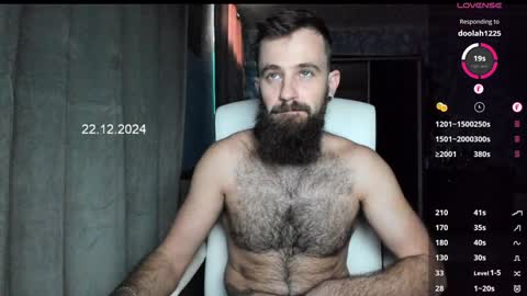 Snapshot of crissstud chatting on 12.22.24 Criss online show from 12.22.24