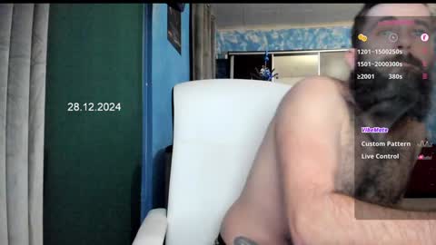 Snapshot of crissstud chatting on 12.28.24 Criss online show from 12.28.24