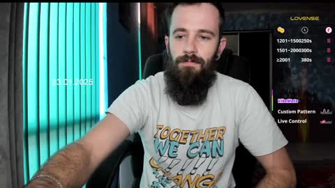 Snapshot of crissstud chatting on 01.23.25 Criss online show from 01.23.25